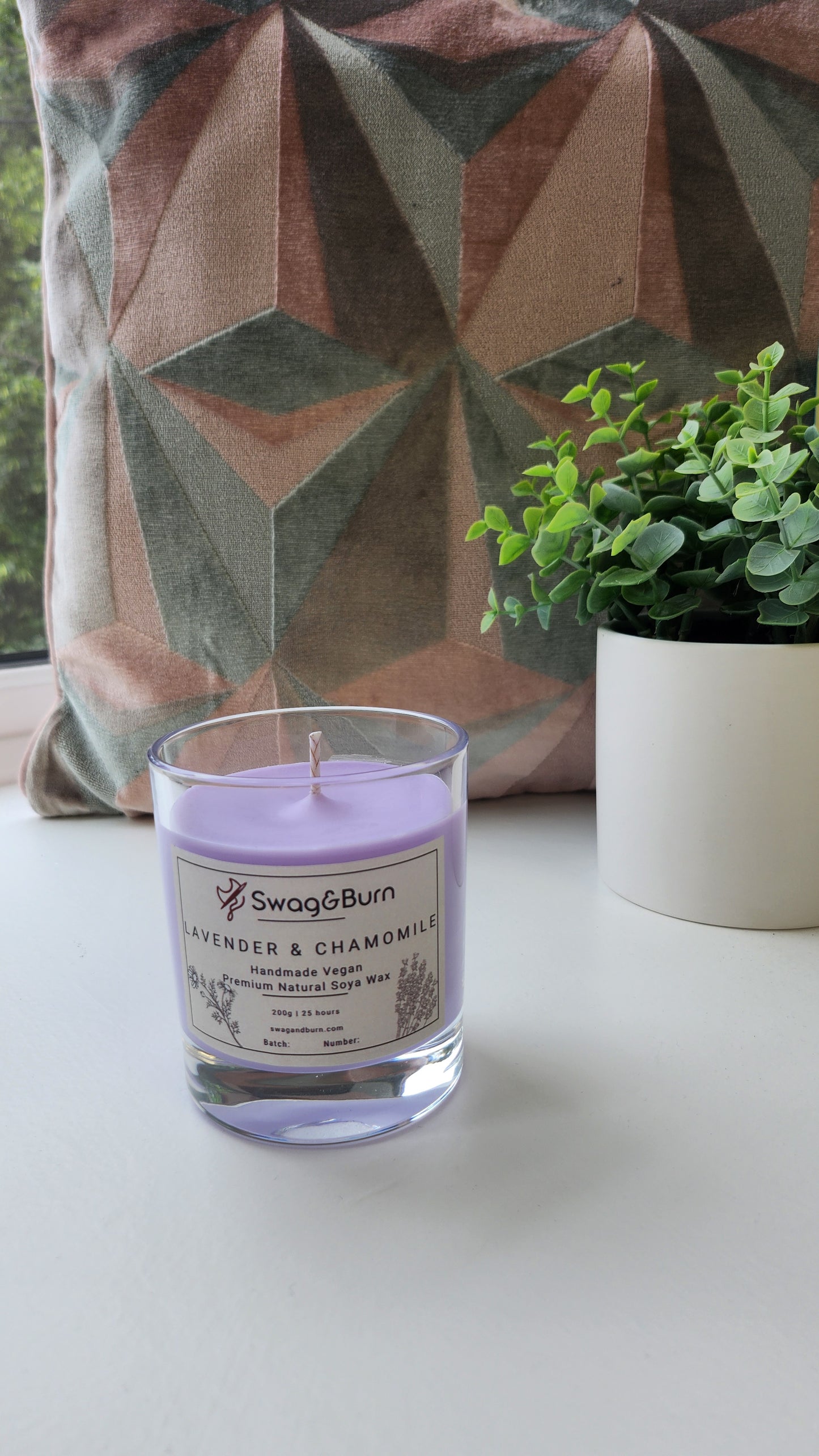 Lavender & Chamomile Luxury Handmade Candle