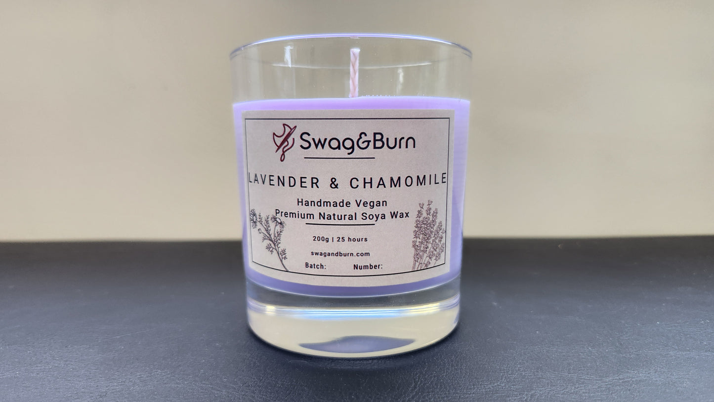 Lavender & Chamomile Luxury Handmade Candle