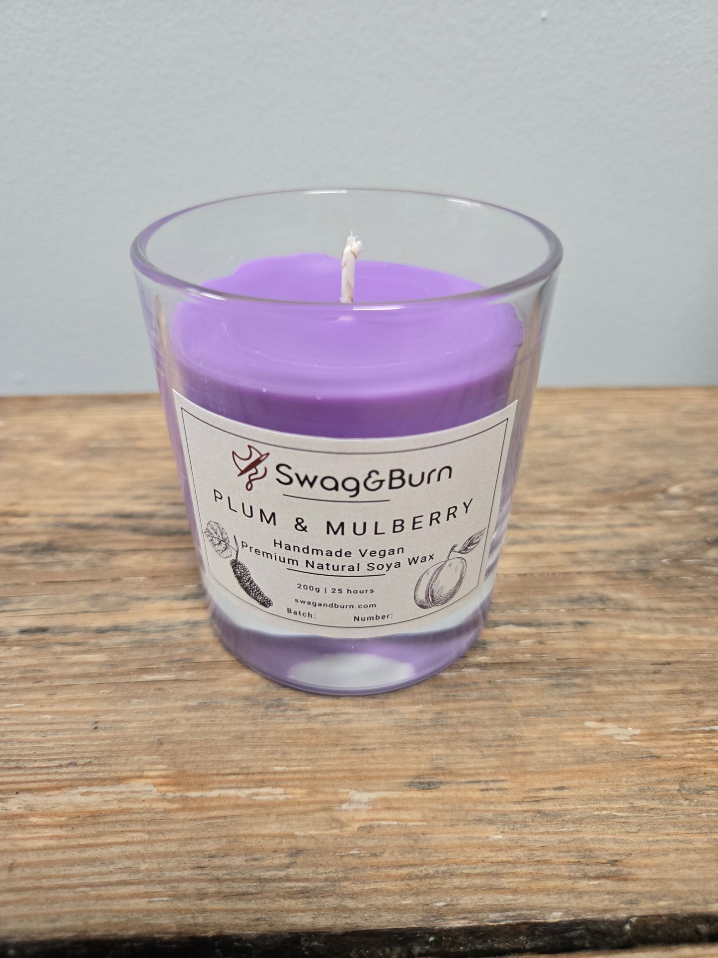 Plum & Mulberry Luxury Handmade Candle
