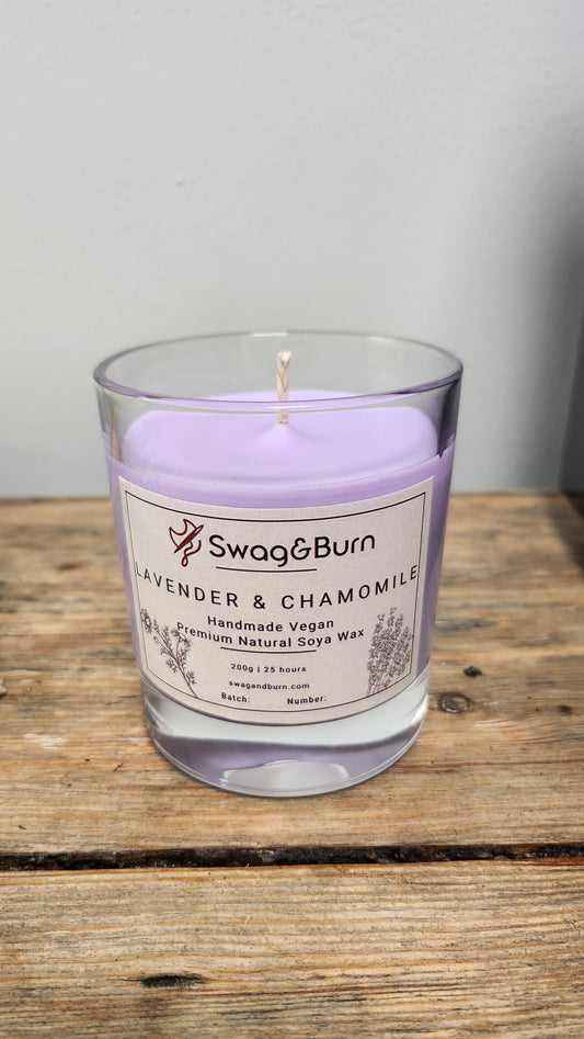 Lavender & Chamomile Luxury Handmade Candle