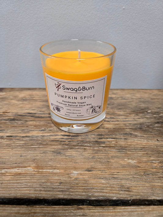 Pumpkin Spice Luxury Handmade Candle