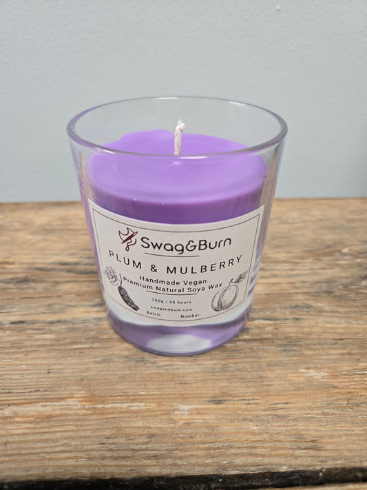 Plum & Mulberry Luxury Handmade Candle
